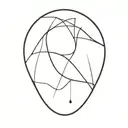 blackout tattoo design idea