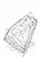 diamond tattoo design idea