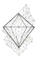 diamond tattoo design idea