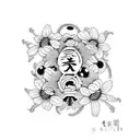 Ladybug tattoo design idea