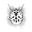 Ladybug tattoo design idea
