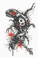 cancer tattoo design idea