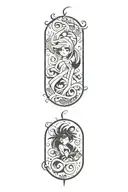 lettering tattoo design idea