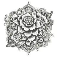 henna tattoo design idea