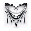 One Tooth tattoo design idea