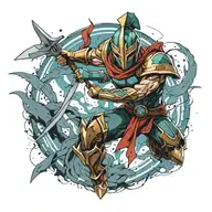 spartan tattoo design idea