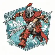 spartan tattoo design idea