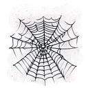 Spider Web tattoo design idea