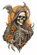 grim-reaper tattoo design idea