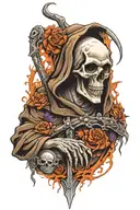 grim-reaper tattoo design idea