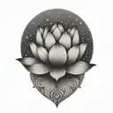 lotus tattoo design idea