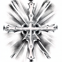 Christian Cross tattoo design idea