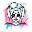 Harley Quinn tattoo design idea