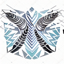 Feather tattoo design idea