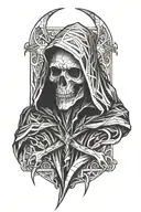 grim-reaper tattoo design idea