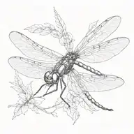dragonfly tattoo design idea