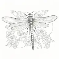 dragonfly tattoo design idea
