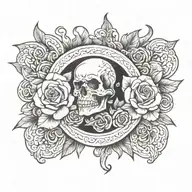 blackout tattoo design idea