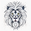 Lion tattoo design idea