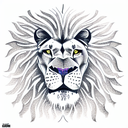 Lion tattoo design idea