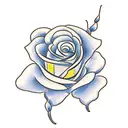 Flower tattoo design idea