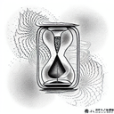 Hourglass tattoo design idea