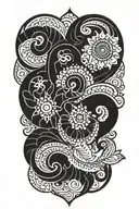 henna tattoo design idea