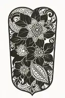 henna tattoo design idea