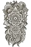 henna tattoo design idea