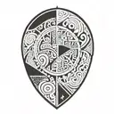 collarbone tattoo design idea