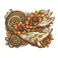 henna tattoo design idea