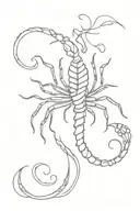 scorpio tattoo design idea