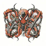 spider tattoo design idea