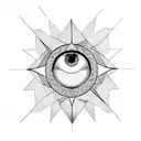 Evil Eye tattoo design idea