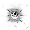 Evil Eye tattoo design idea