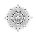 Mandala tattoo design idea