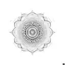 Mandala tattoo design idea