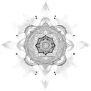 Mandala tattoo design idea