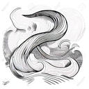 Ocean Wave tattoo design idea