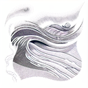 Ocean Wave tattoo design idea