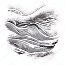 Ocean Wave tattoo design idea