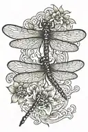 dragonfly tattoo design idea