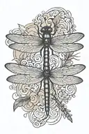 dragonfly tattoo design idea