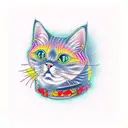 Cat Hacker tattoo design idea
