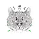 Cat Hacker tattoo design idea