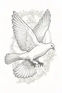dove tattoo design idea