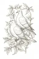 dove tattoo design idea