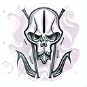 Grim Reaper tattoo design idea