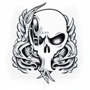 Grim Reaper tattoo design idea