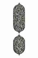 vine tattoo design idea